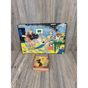 Vintage Blondie No Dull Moments 1948 Damaged, Hidden Animal Tray Puzzle 1949